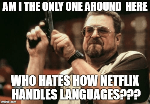 Learning languages to watch Netflix with captions