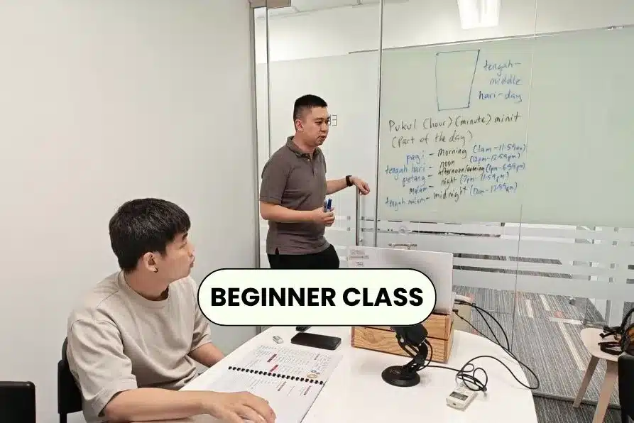 Malay beginner class